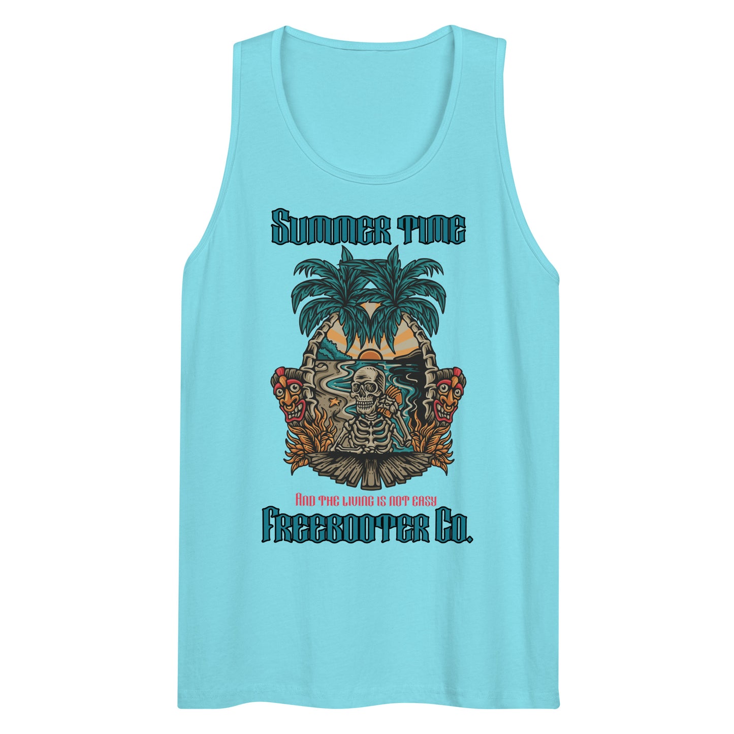 "SummerTime" Freebooter Men’s Premium Tank Top