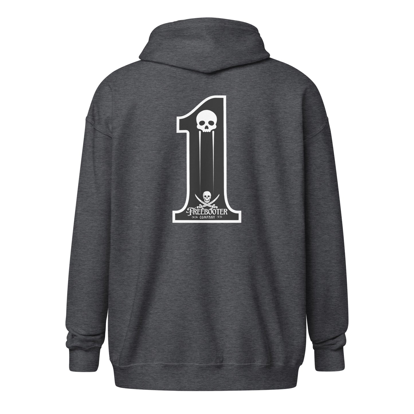 "#1 Freebooter Co." Zip Hoodie