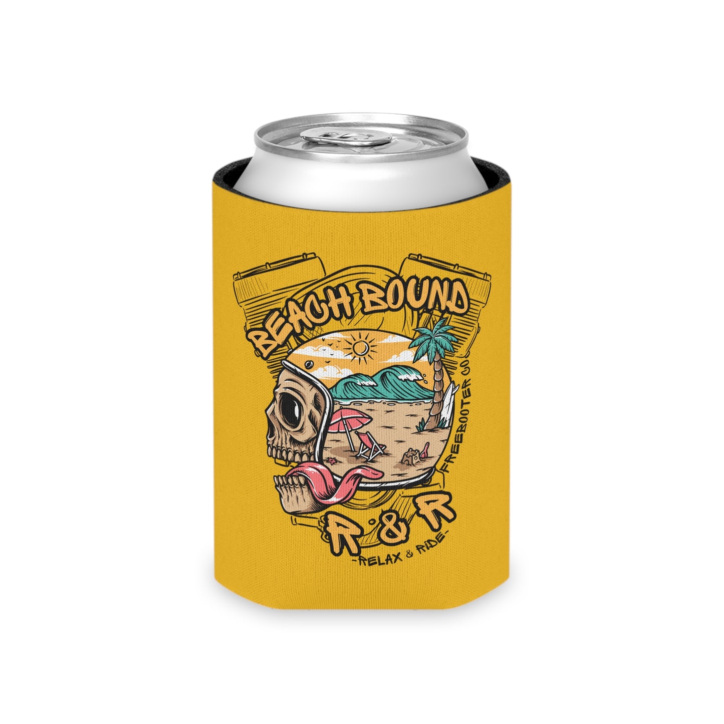 "Beach Bound" Freebooter Can Cooler