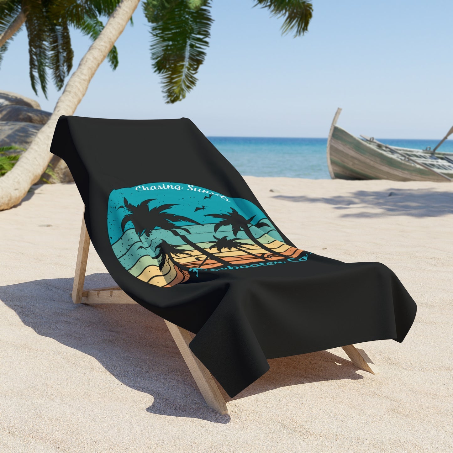 "Chasing Sunsets" Freebooter Beach Towel