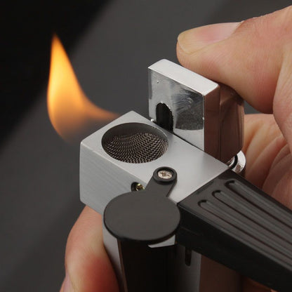 Foldable Metal Lighter Pipe Gadget