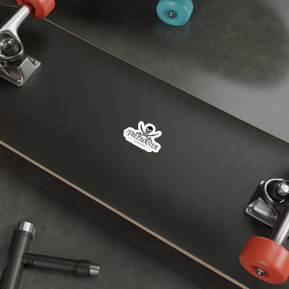 Freebooter Skull & Crossed Swords Die-Cut Sticker — Pirate Logo Decal