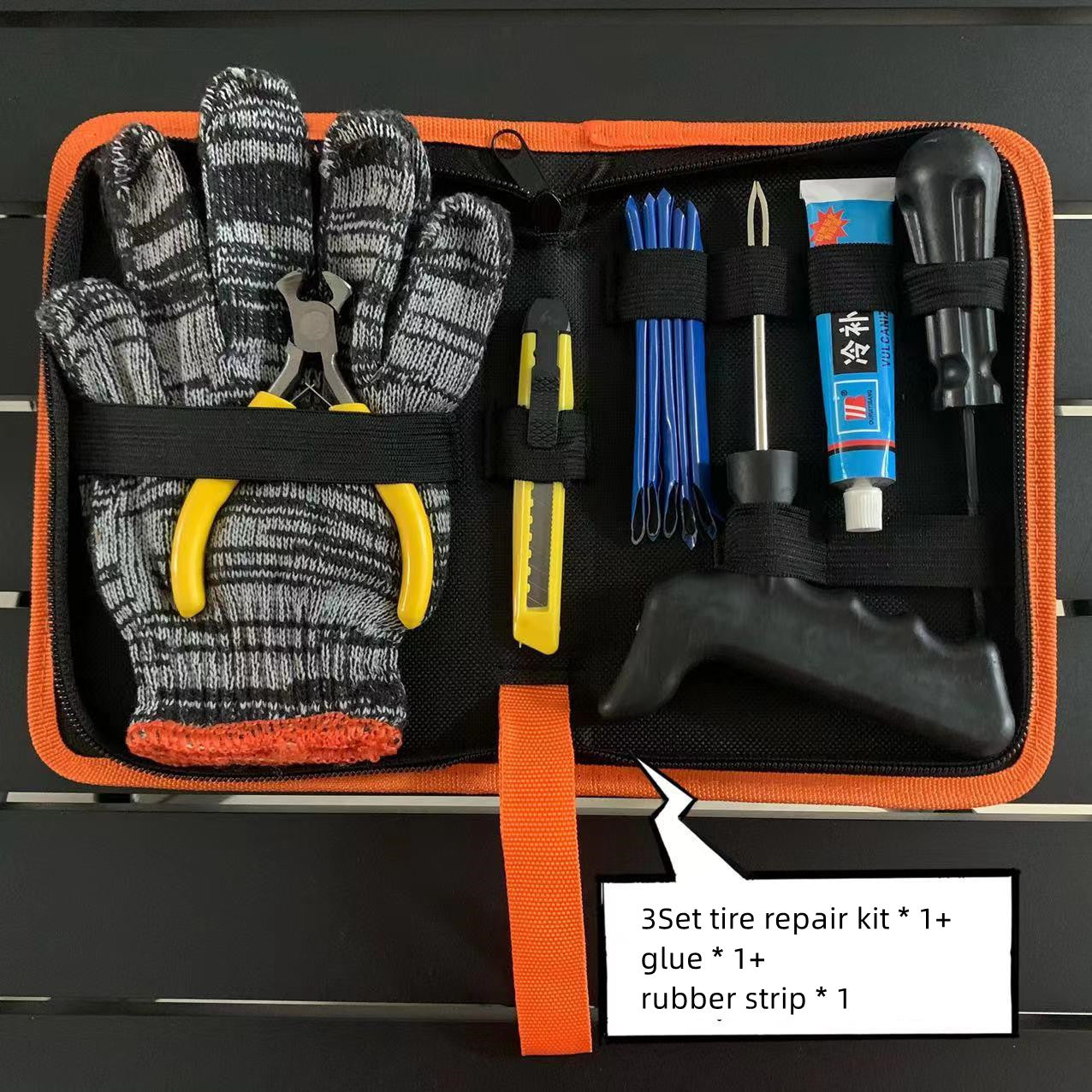 Motorcycle Travel Tire Repair Kit