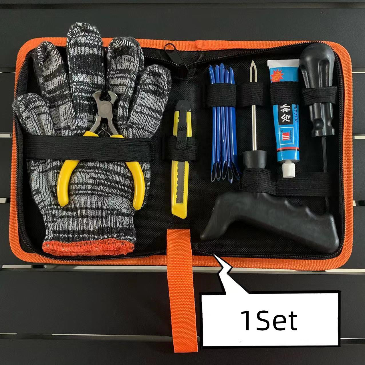 Motorcycle Travel Tire Repair Kit