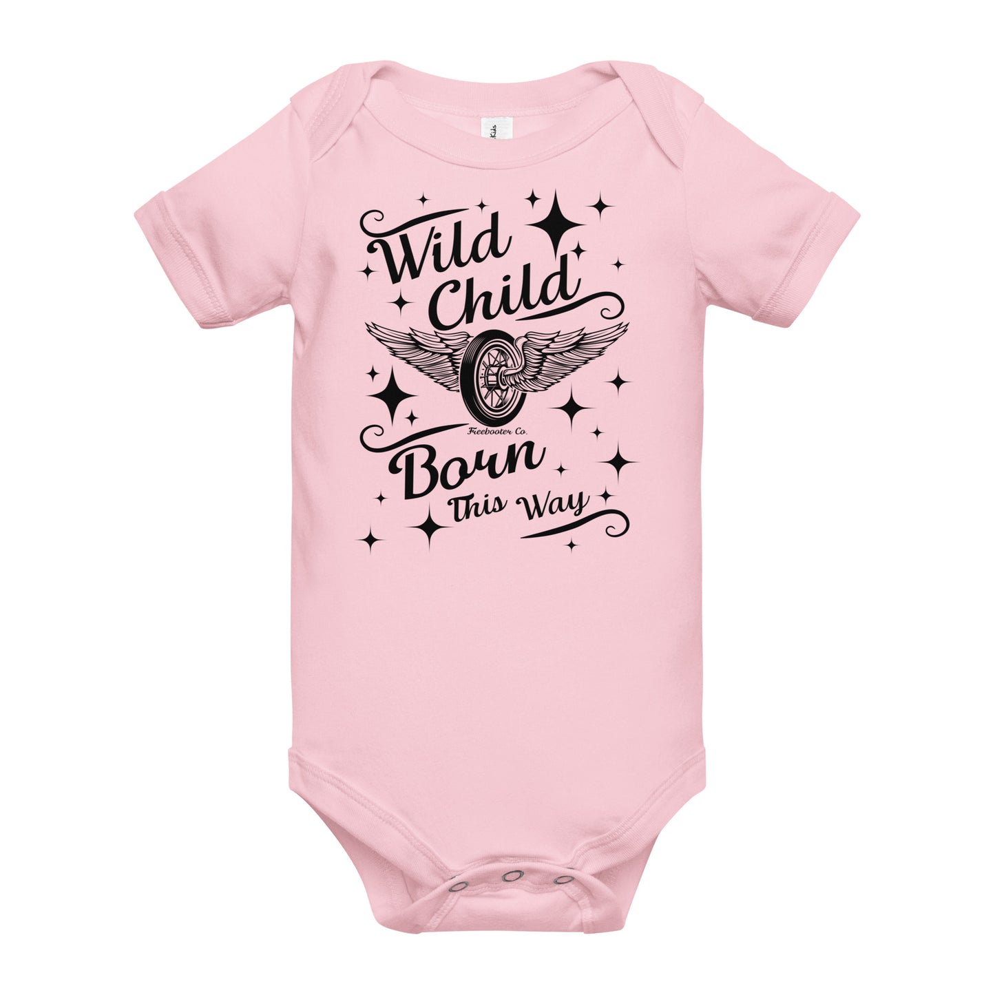 "Wild Child" Freebooter (WEEbooter) Collection Premium Short Sleeve Onesie