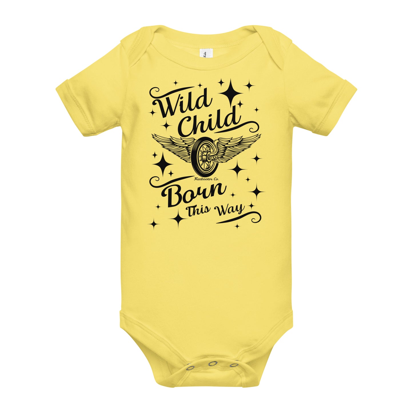 "Wild Child" Freebooter (WEEbooter) Collection Premium Short Sleeve Onesie