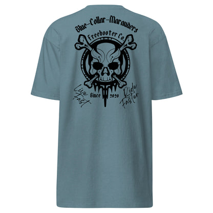 "Blue-Collar-Marauders" Freebooter Premium Heavyweight Tee