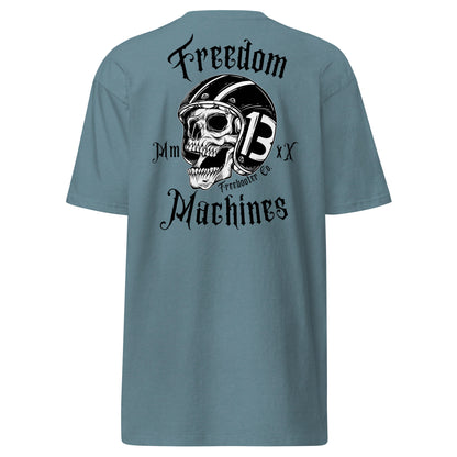 "Freedom Machines Skull" Freebooter Premium Heavyweight Tee