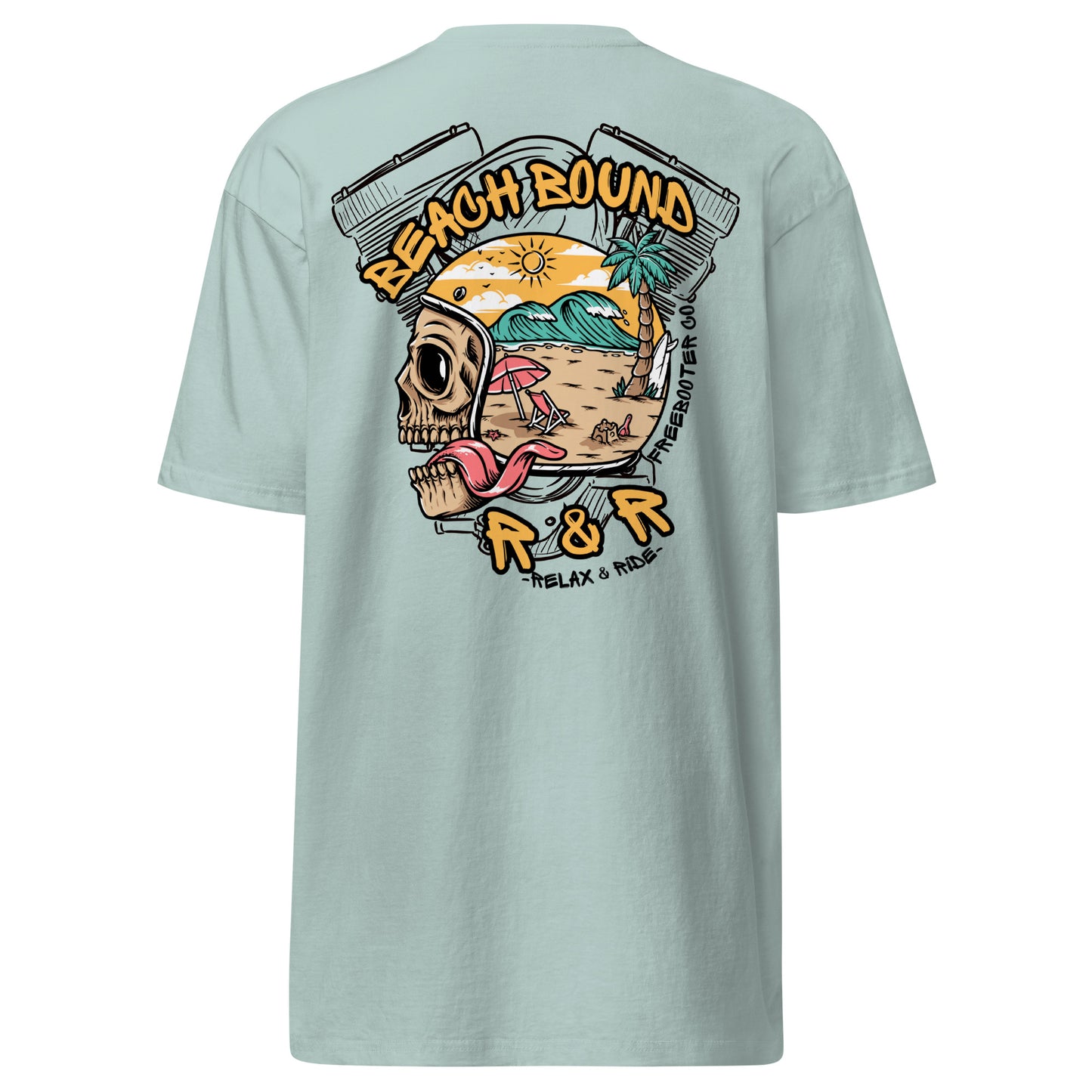 "Beach Bound" Freebooter Premium Heavyweight Tee