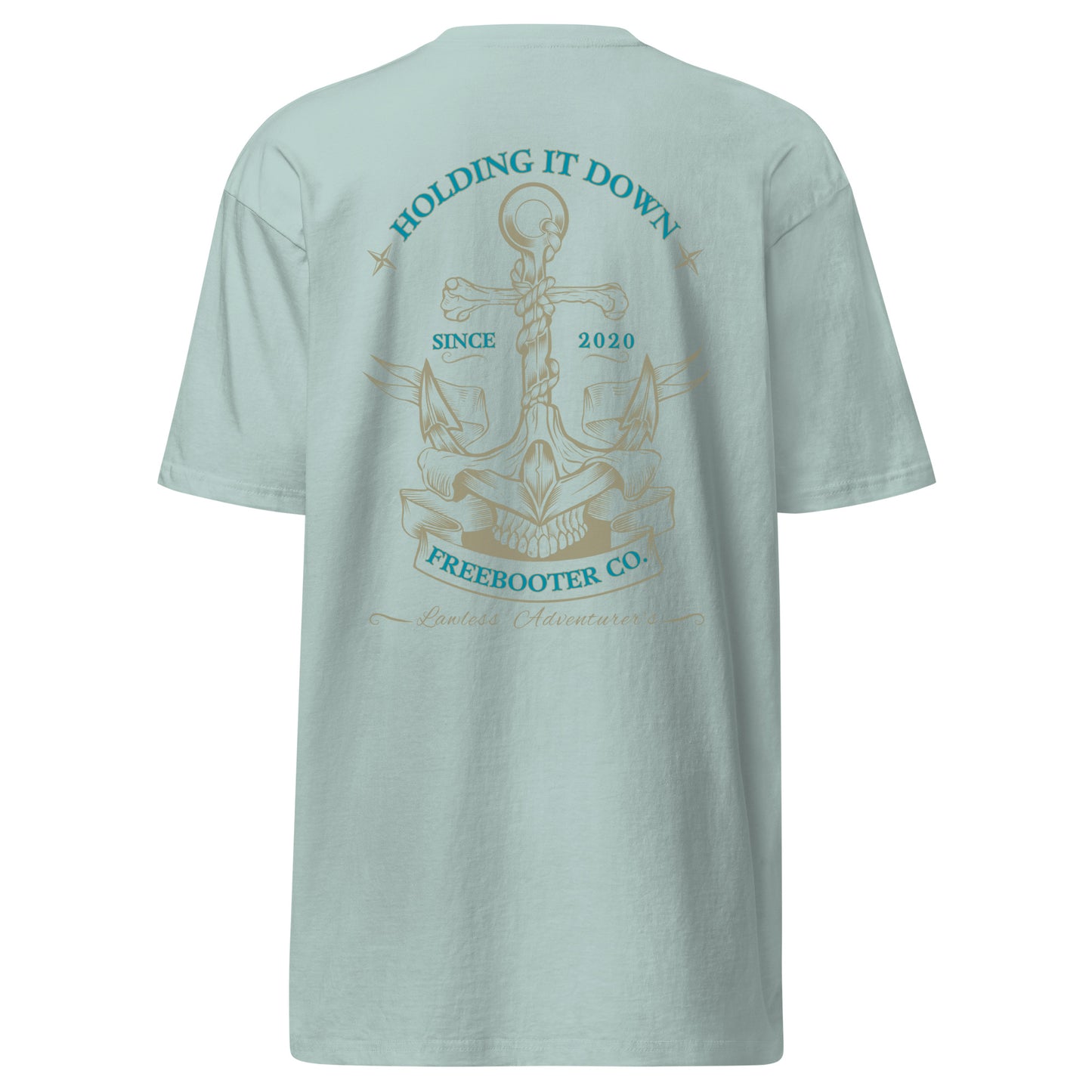 "Anchored" Freebooter Men’s Premium Heavyweight Tee