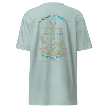 "Anchored" Freebooter Men’s Premium Heavyweight Tee