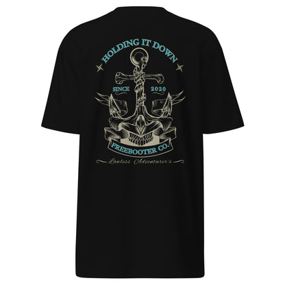 "Anchored" Freebooter Men’s Premium Heavyweight Tee