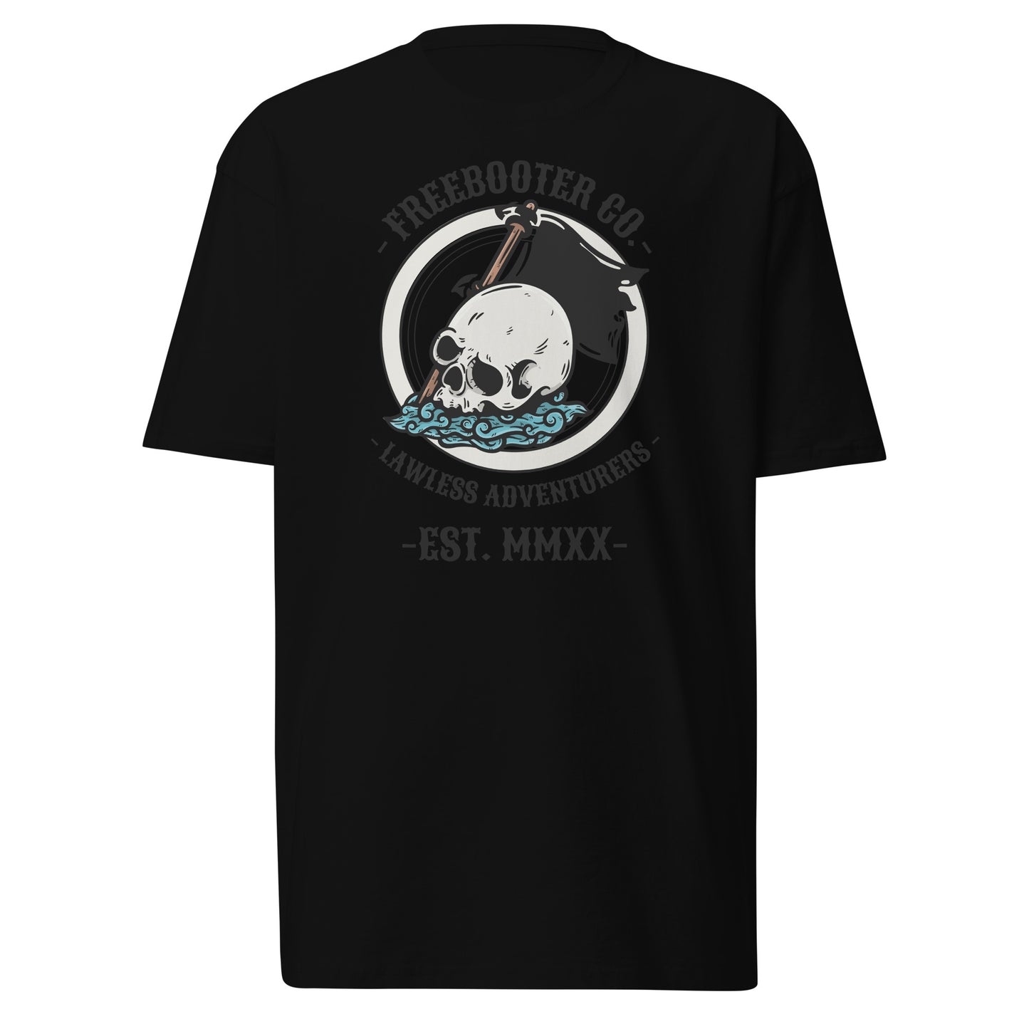 "Lonely Skull" Freebooter Premium Heavyweight Tee