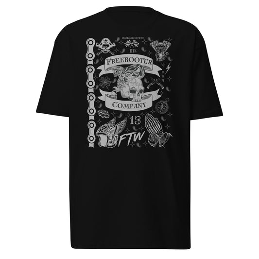 "Chaotic Art" Freebooter Premium Heavyweight Tee