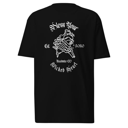 "Bless Your Wicked Heart" Freebooter Premium Heavyweight Tee