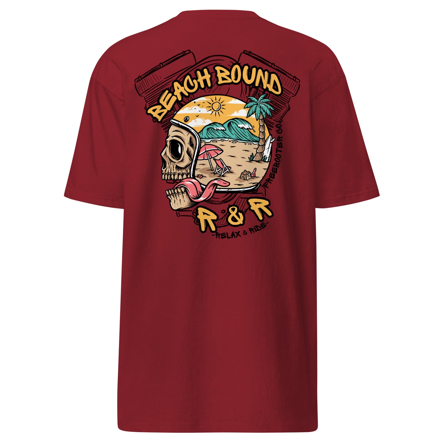 "Beach Bound" Freebooter Premium Heavyweight Tee