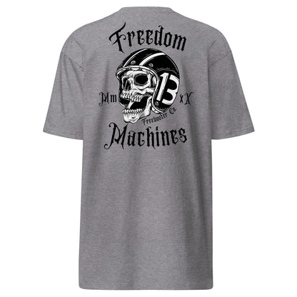 "Freedom Machines Skull" Freebooter Premium Heavyweight Tee