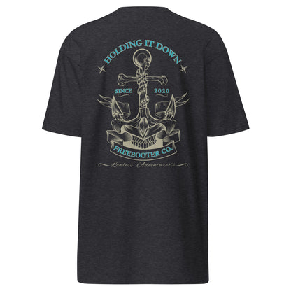 "Anchored" Freebooter Men’s Premium Heavyweight Tee