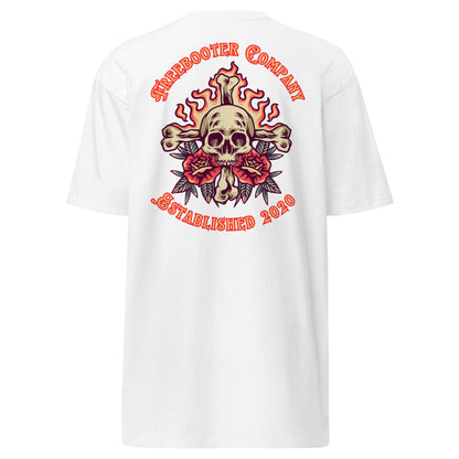 "Skull and Roses" Freebooter Premium Heavyweight Tee