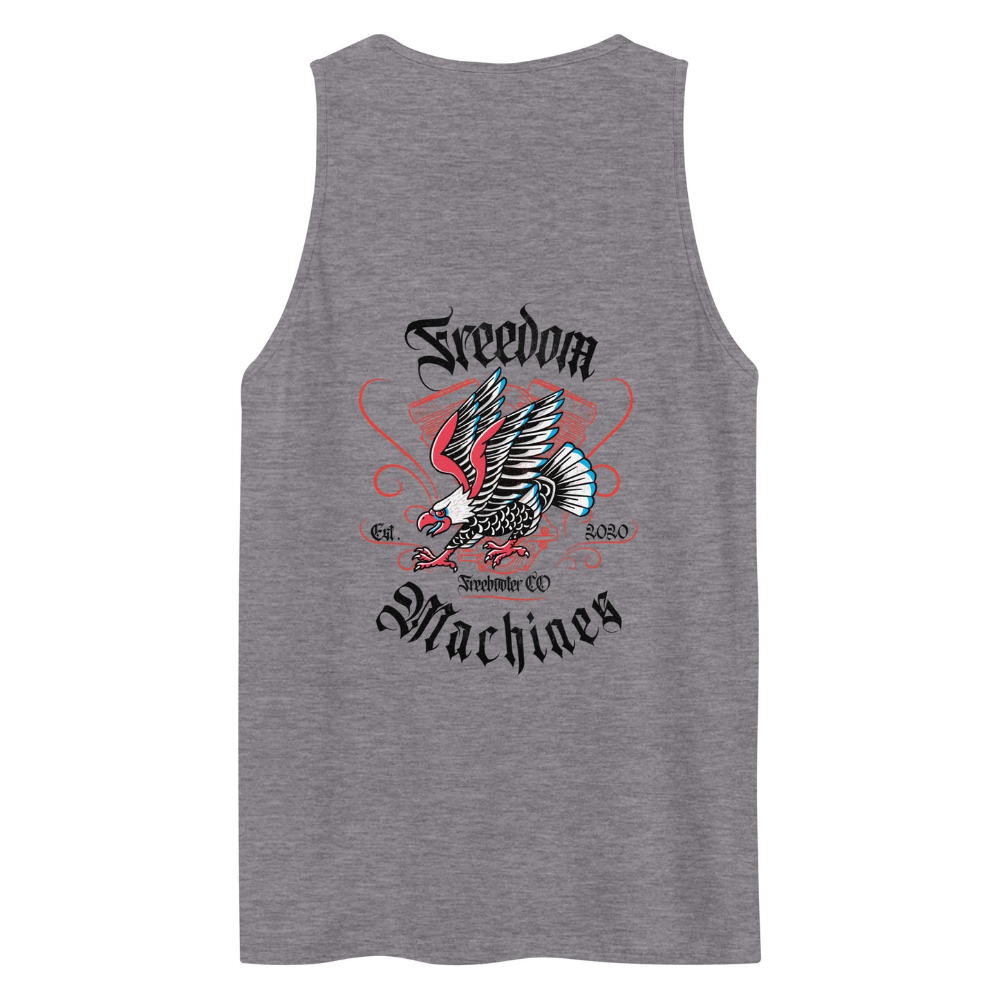 "Freedom Machines" Freebooter Men’s Premium Tank Top