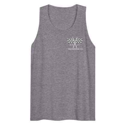 "Checkered Flags" Freebooter Men’s Premium Tank Top