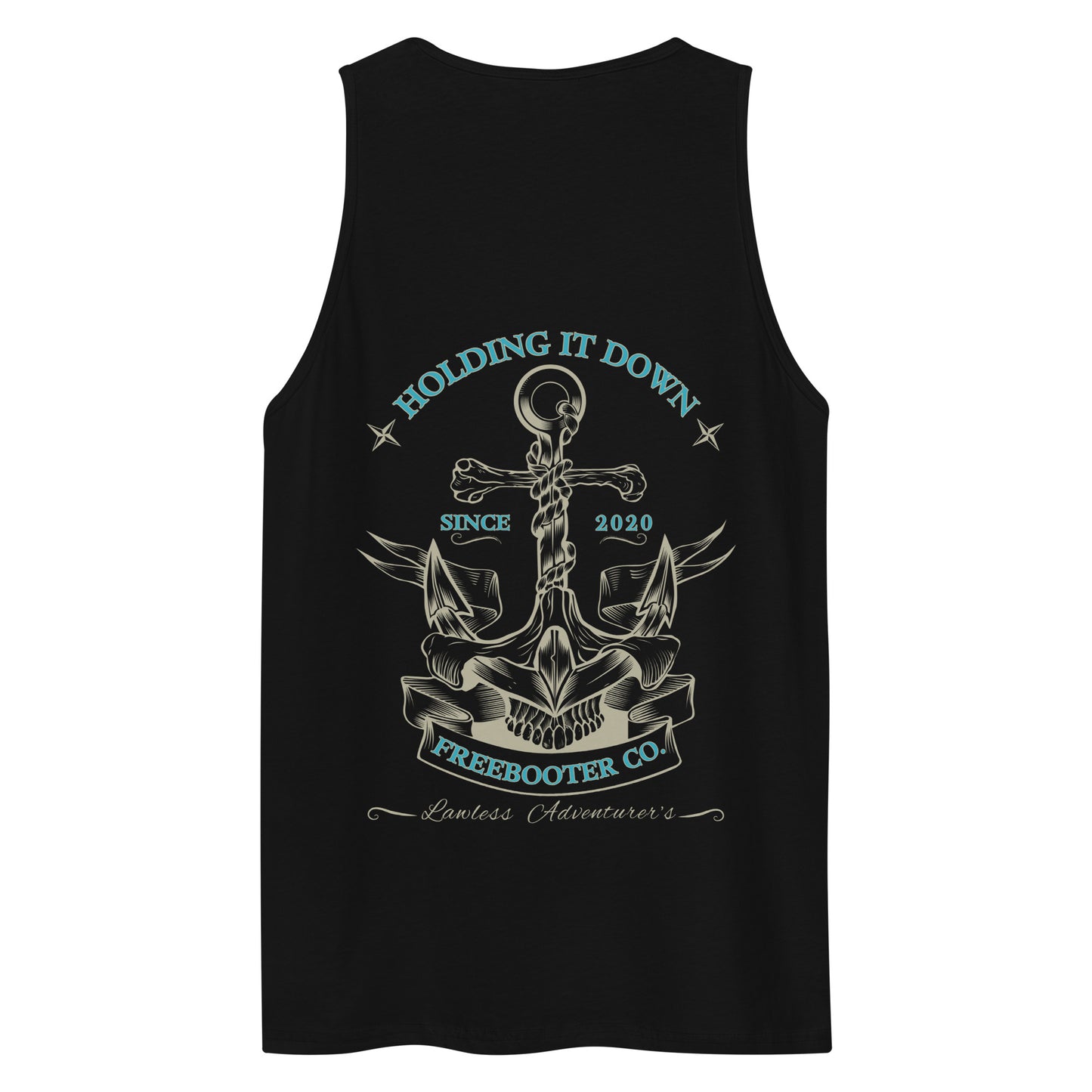 "Anchored" Freebooter Men’s Premium Tank Top