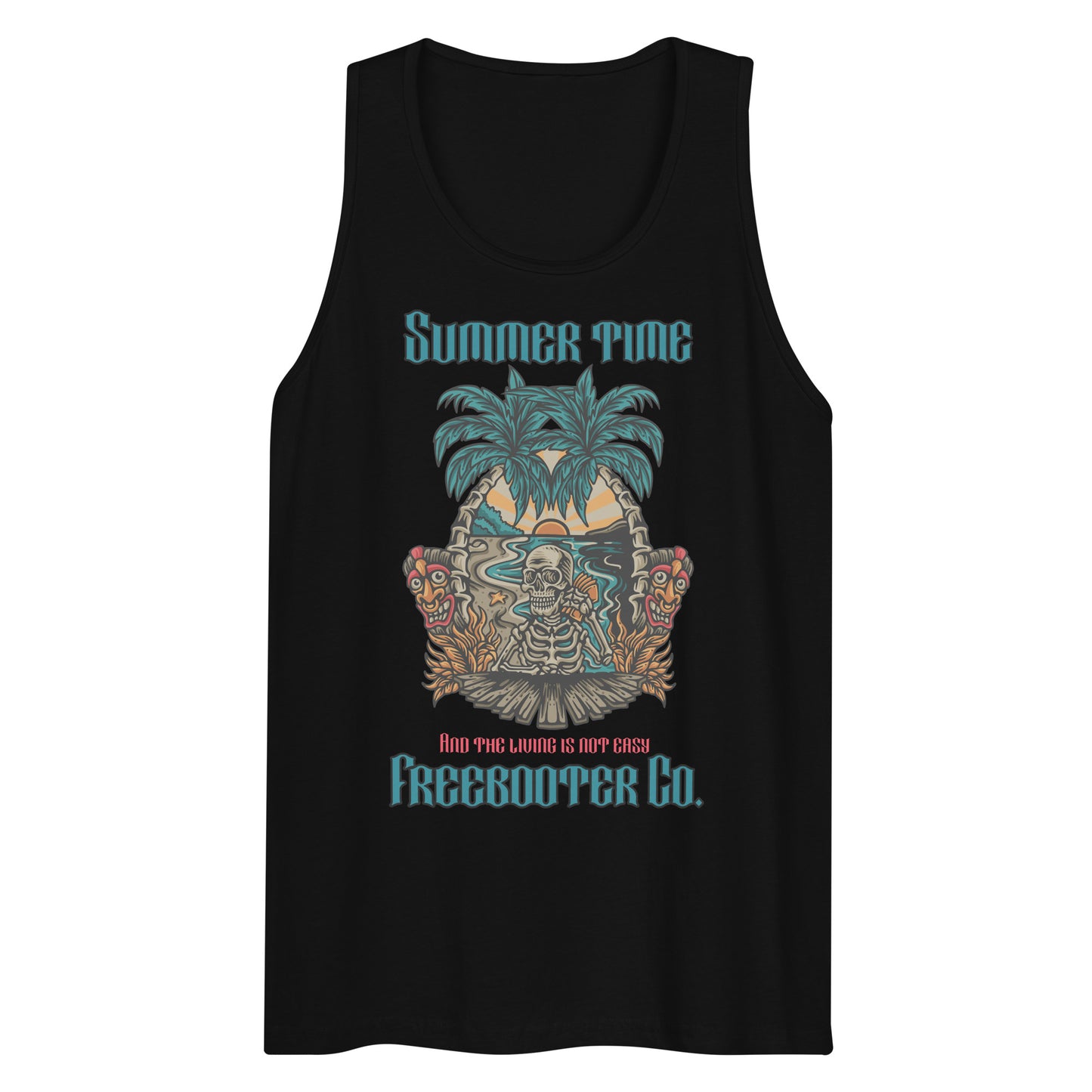 "SummerTime" Freebooter Men’s Premium Tank Top