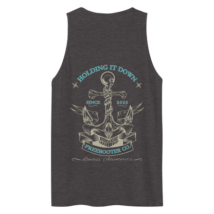 "Anchored" Freebooter Men’s Premium Tank Top