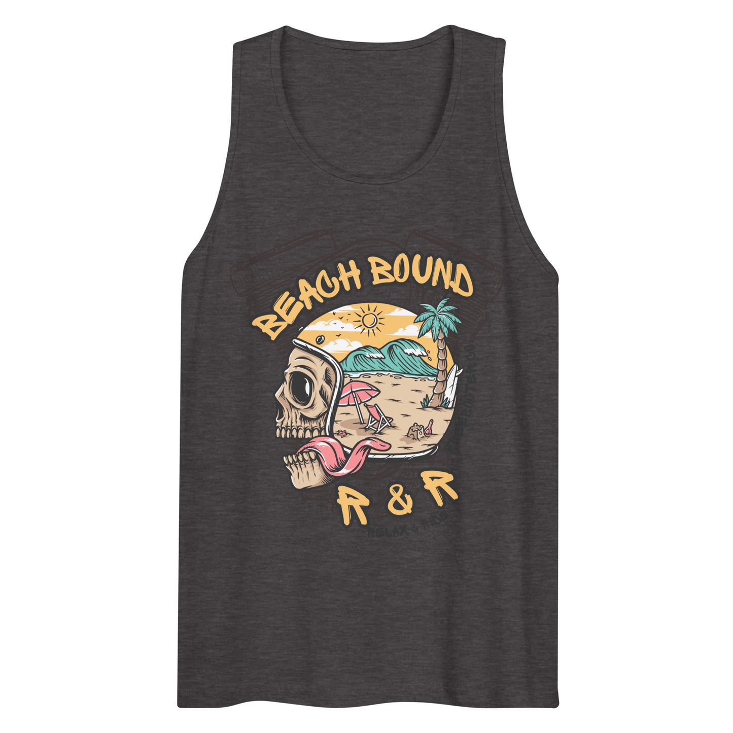 "Beach Bound" Freebooter Men’s Premium Tank Top