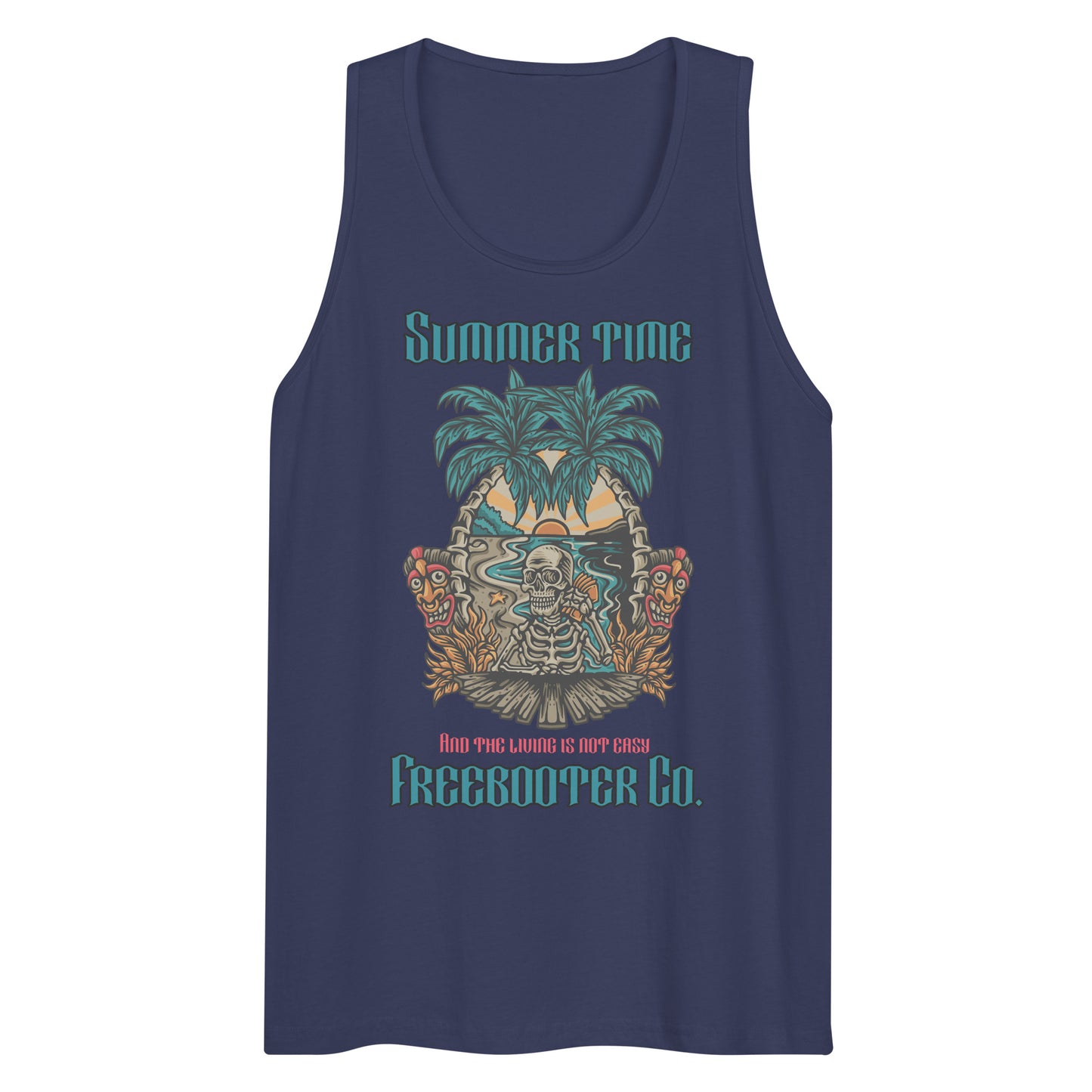 "SummerTime" Freebooter Men’s Premium Tank Top