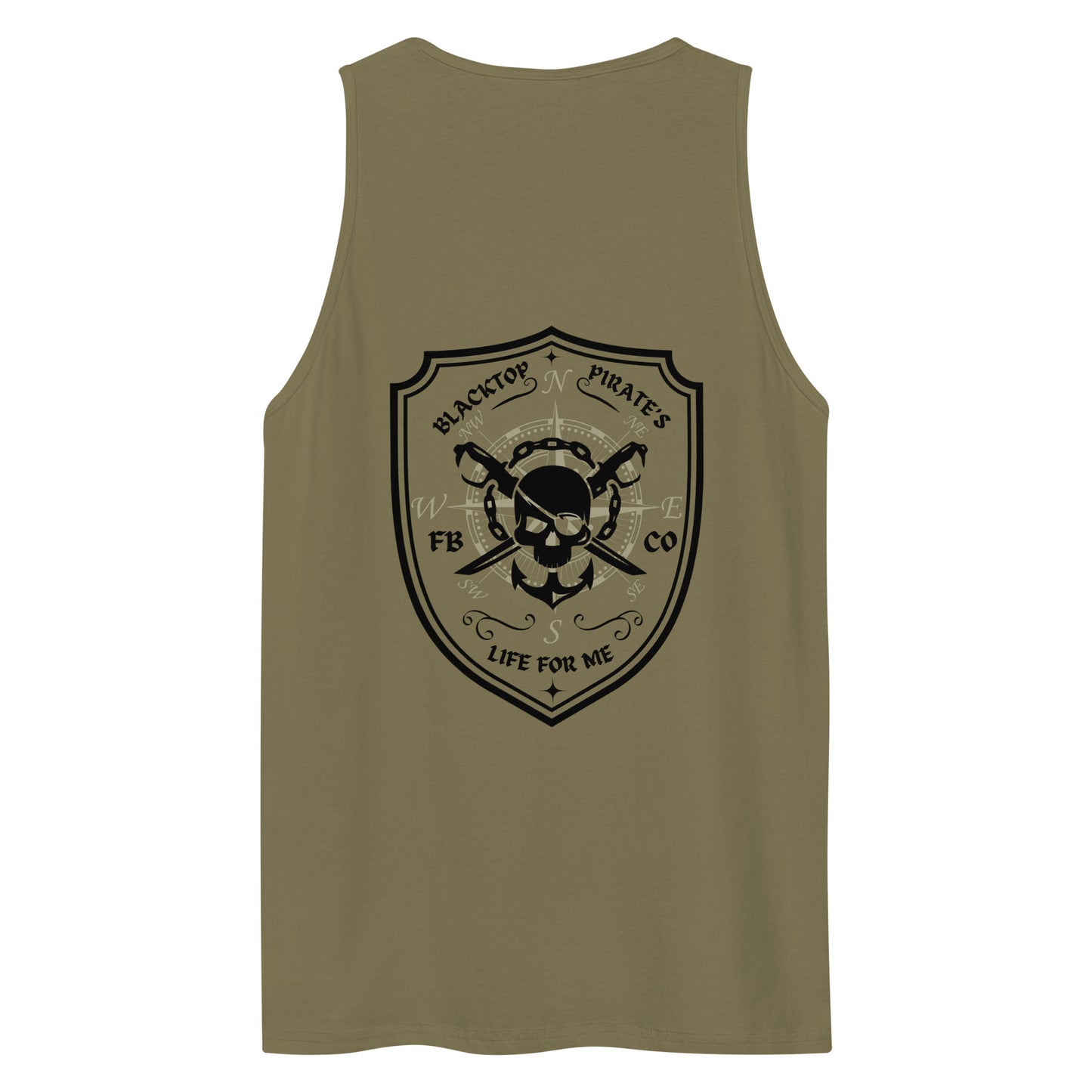 "Blacktop Pirate" Freebooter Men’s Premium Tank Top