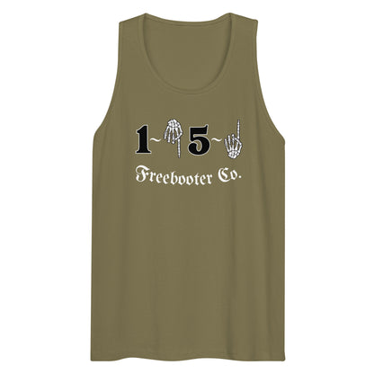 "1 Down-5 Up" Freebooter Men’s Premium Tank Top