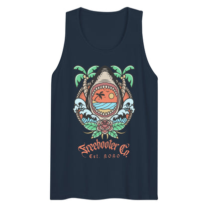 :Shark Bite" Freebooter Men’s Premium Tank Top