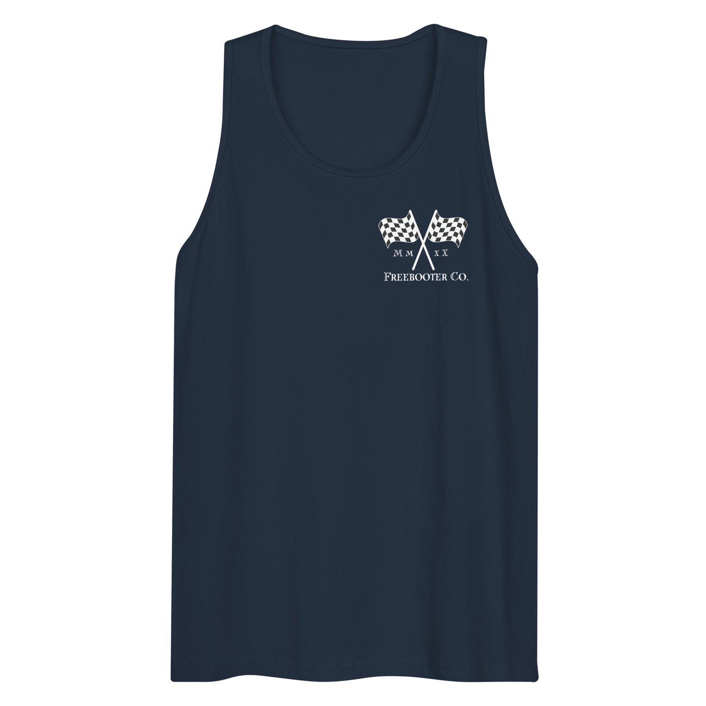 "Checkered Flags" Freebooter Men’s Premium Tank Top