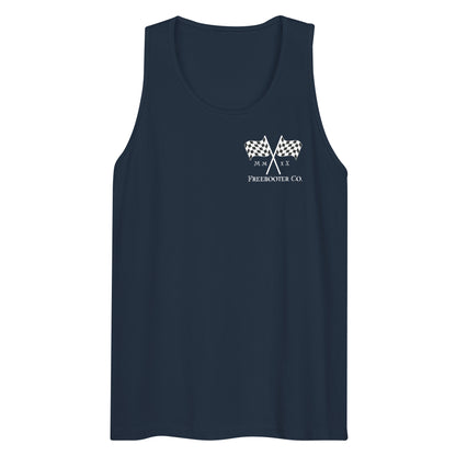 "Checkered Flags" Freebooter Men’s Premium Tank Top