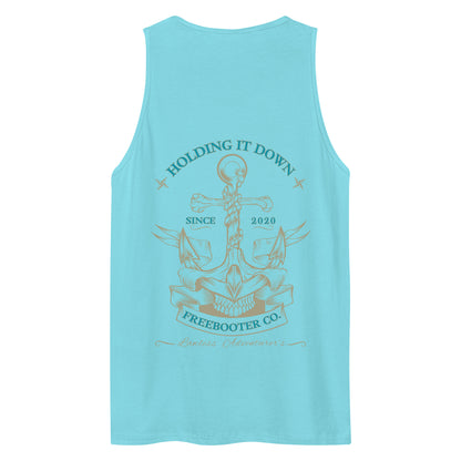 "Anchored" Freebooter Men’s Premium Tank Top