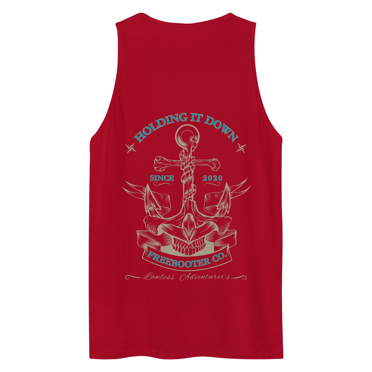 "Anchored" Freebooter Men’s Premium Tank Top