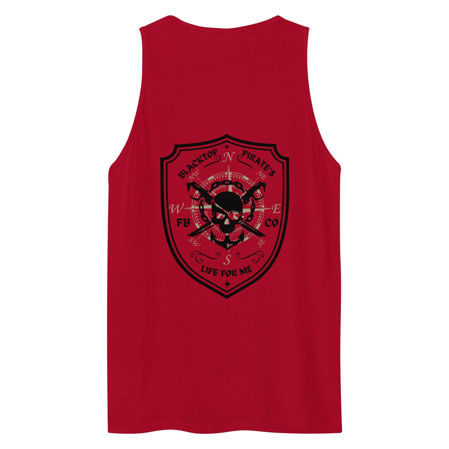 "Blacktop Pirate" Freebooter Men’s Premium Tank Top