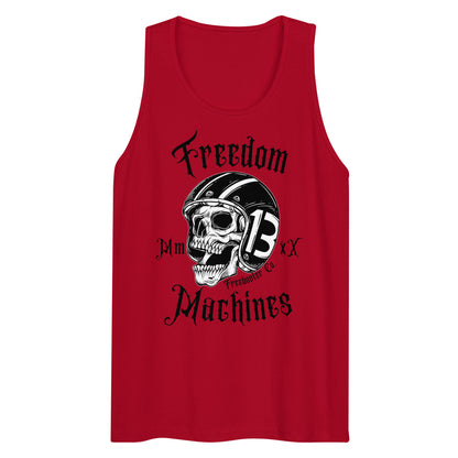 "Freedom Machines Skull" Freebooter Men’s Premium Tank Top