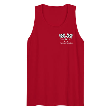 "Checkered Flags" Freebooter Men’s Premium Tank Top