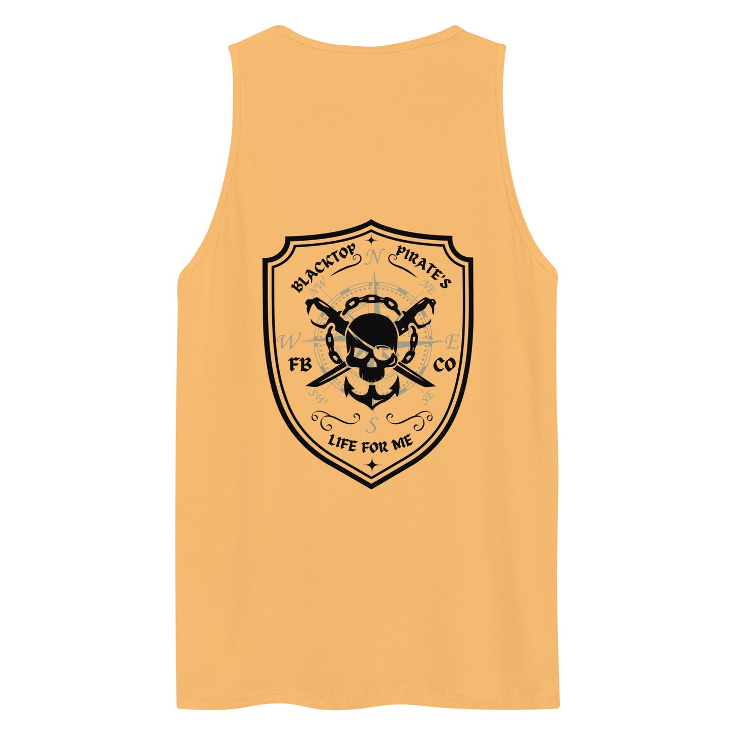 "Blacktop Pirate" Freebooter Men’s Premium Tank Top