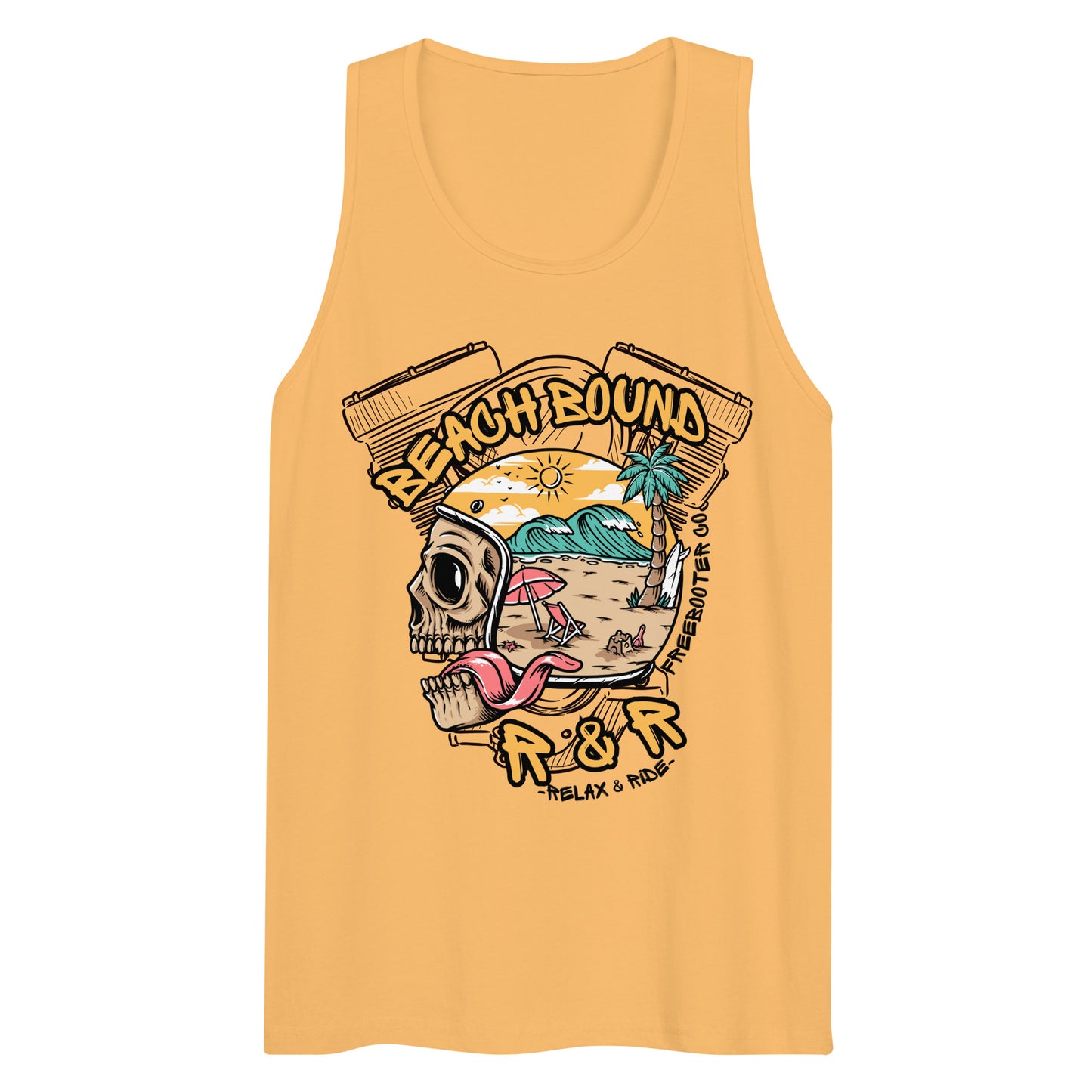 "Beach Bound" Freebooter Men’s Premium Tank Top