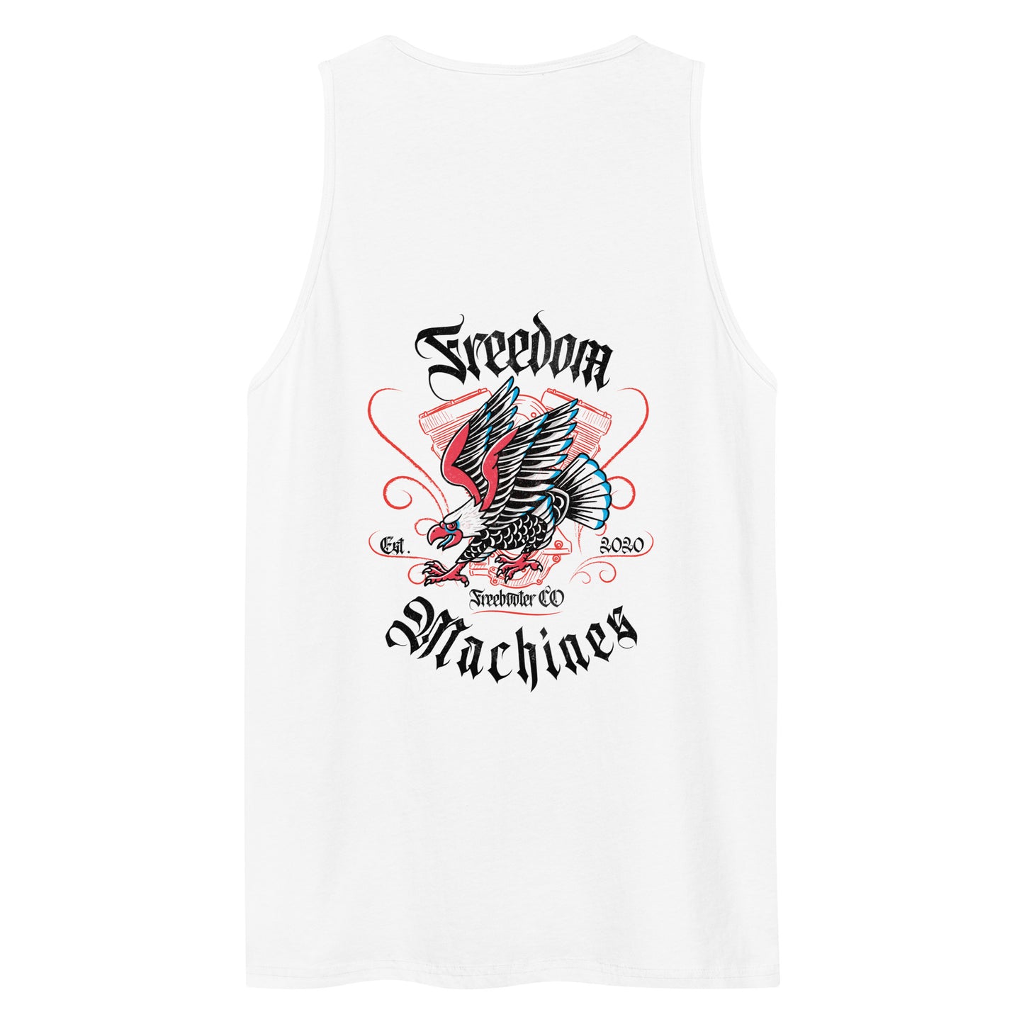 "Freedom Machines" Freebooter Men’s Premium Tank Top