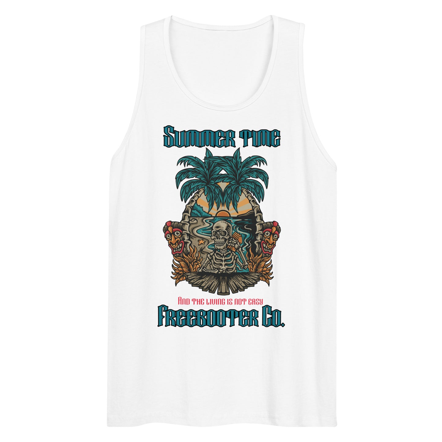 "SummerTime" Freebooter Men’s Premium Tank Top