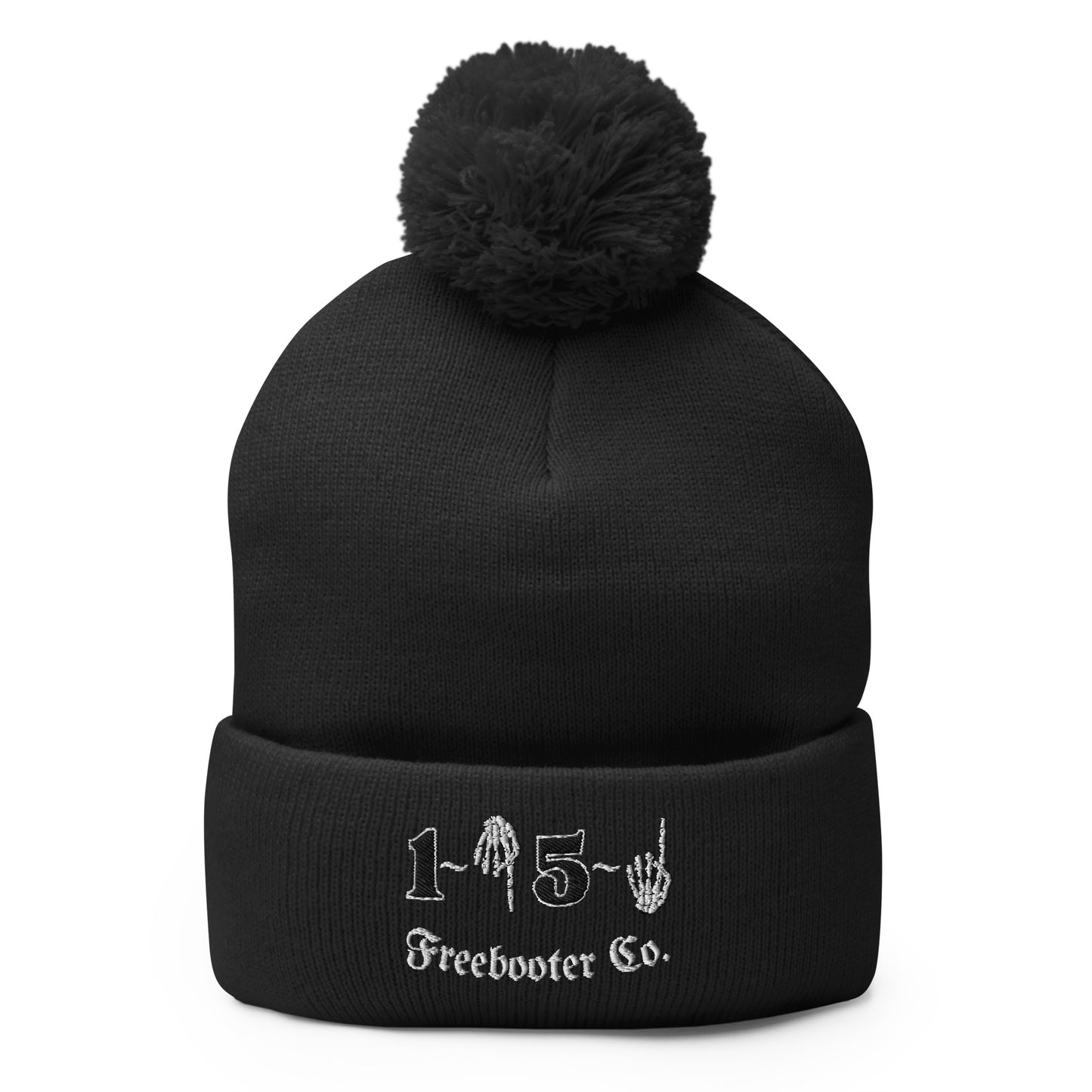 "1 Down-5 Up" Freebooter Pom-Pom Beanie