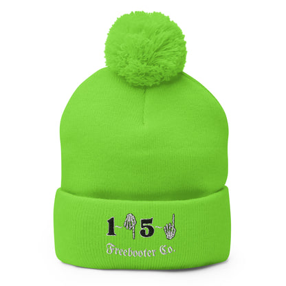 "1 Down-5 Up" Freebooter Pom-Pom Beanie