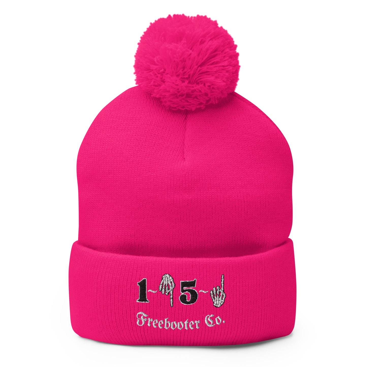 "1 Down-5 Up" Freebooter Pom-Pom Beanie