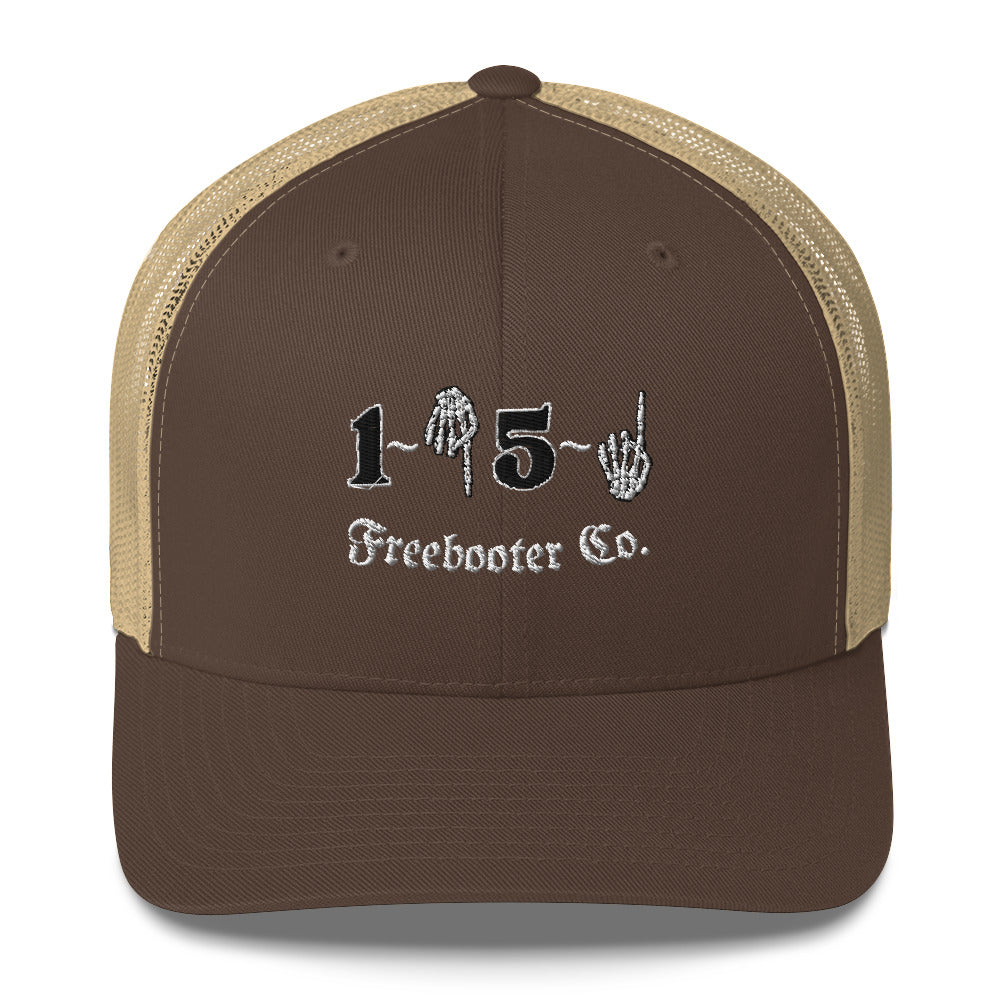 "1 Down-5 Up" Freebooter Trucker Cap