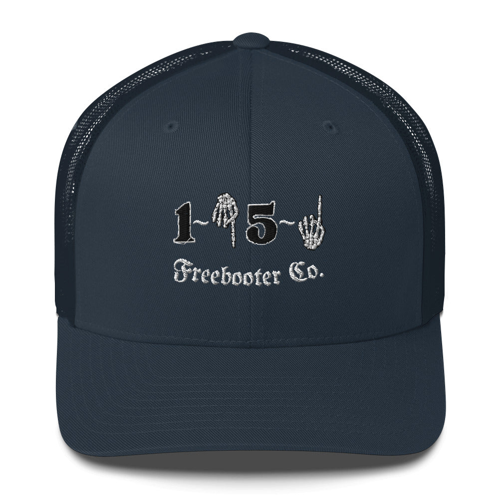 "1 Down-5 Up" Freebooter Trucker Cap