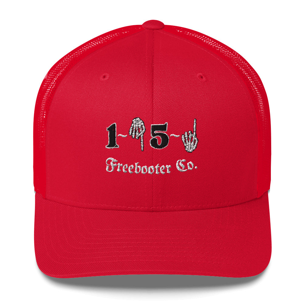 "1 Down-5 Up" Freebooter Trucker Cap